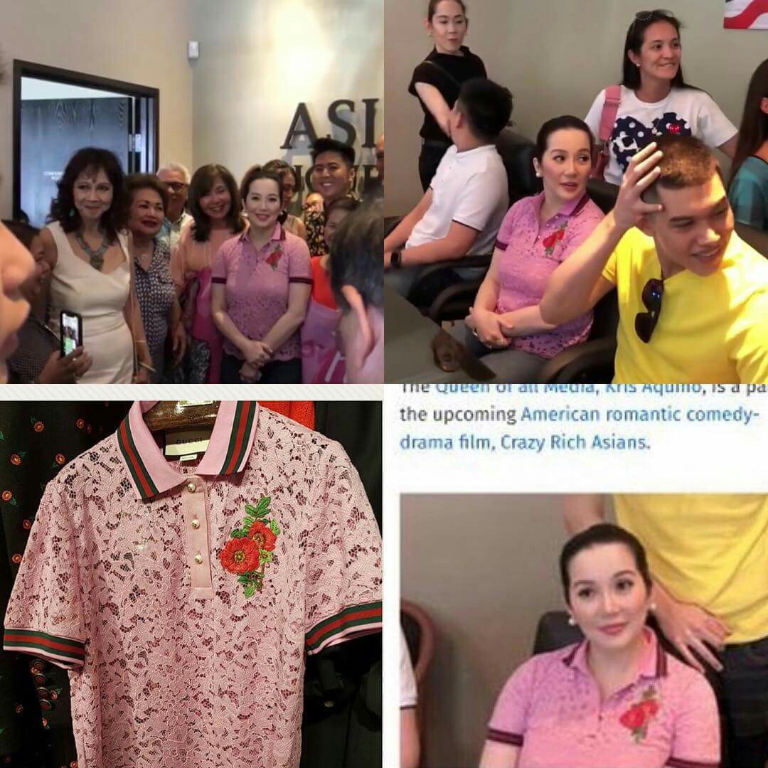 kris aquino gucci t shirt
