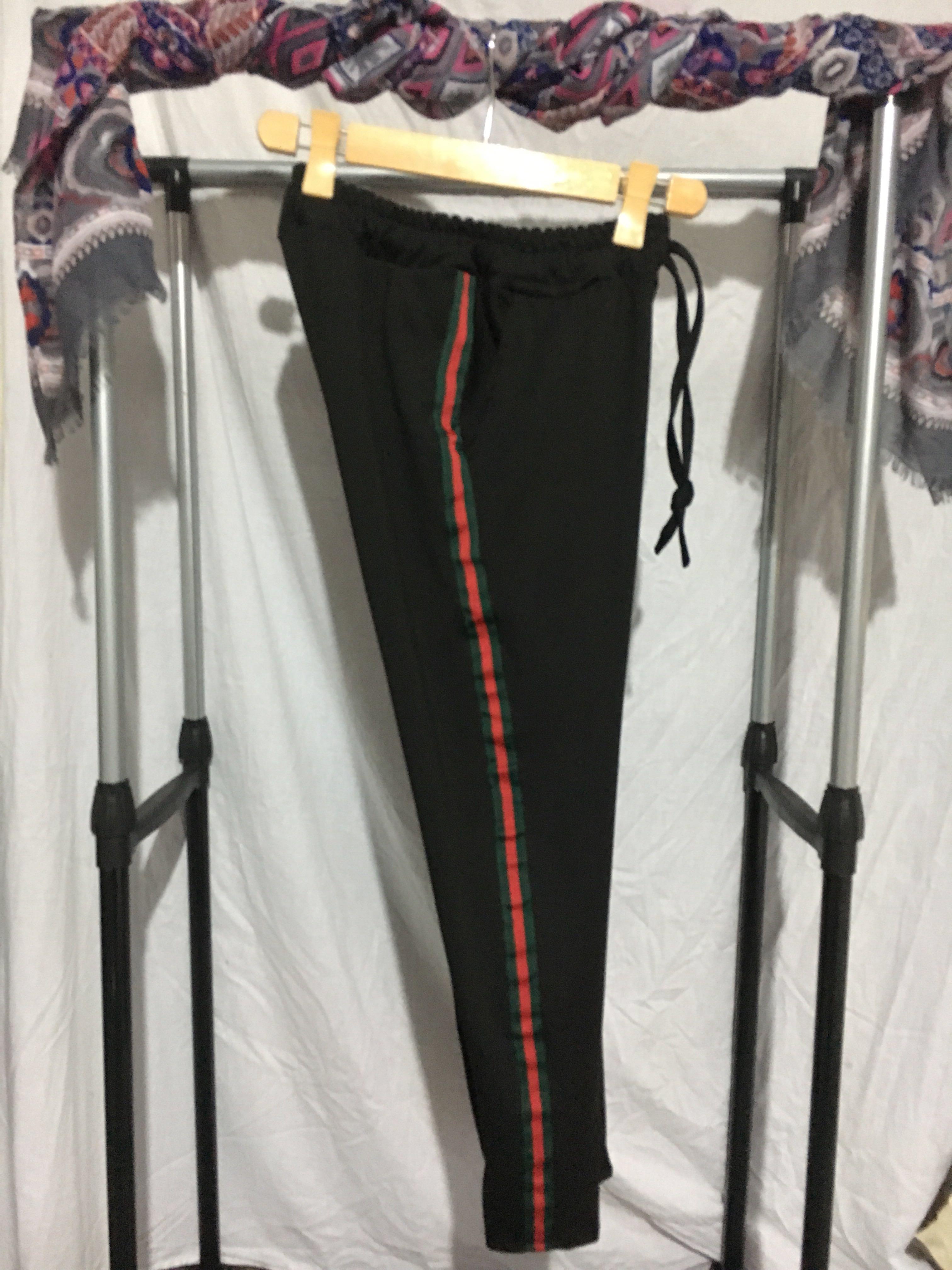 gucci inspired track pants