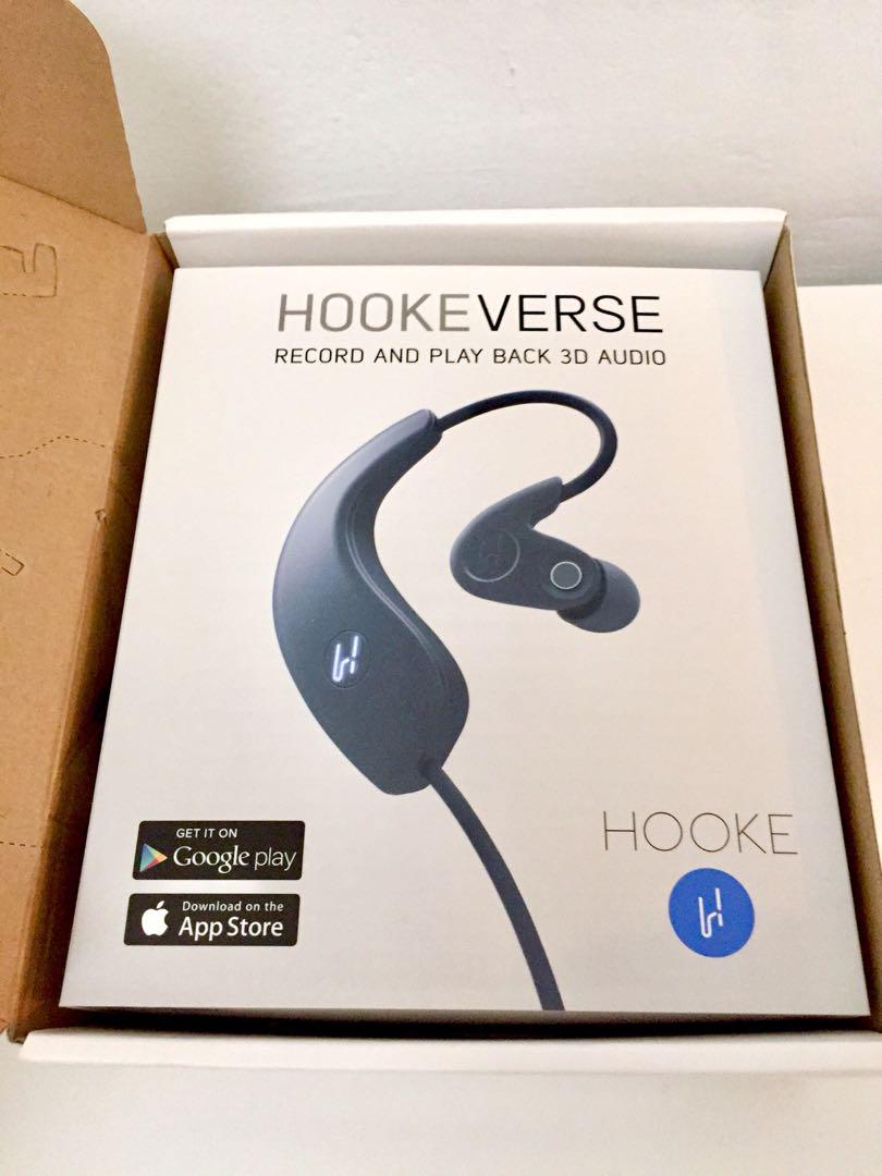 Hooke Verse wireless headphones that record Binaural audio, Audio,  Headphones  Headsets on Carousell