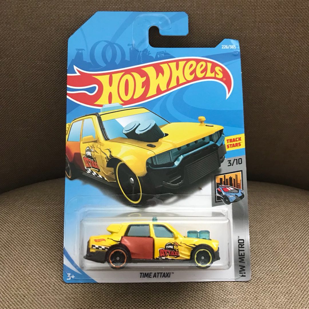 hot wheels time attaxi yellow