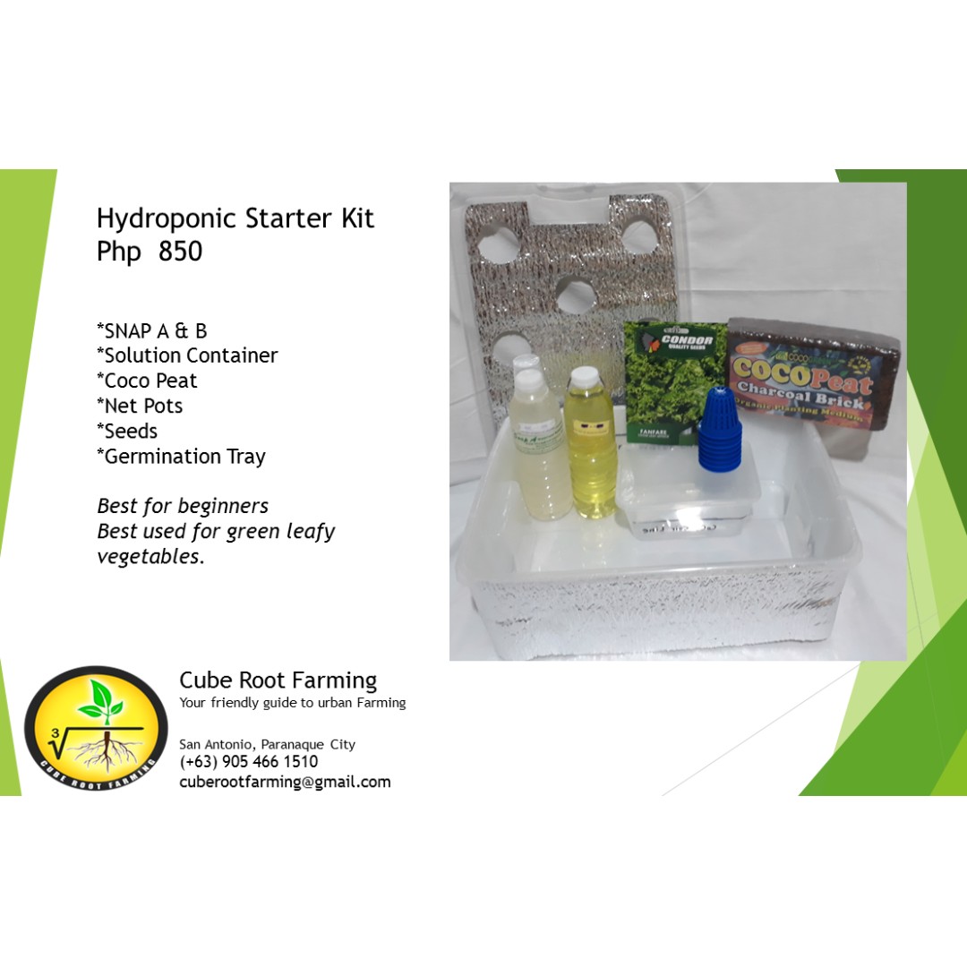 Hydroponics Starter Kit Everything Else Others On Carousell