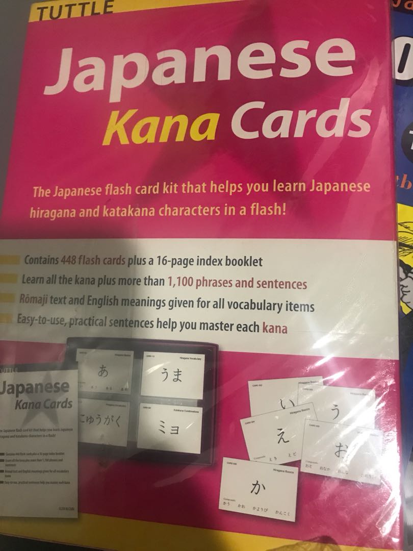 Japanese flash cards, Hobbies & Toys, Books & Magazines, Assessment