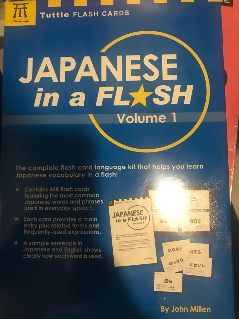 Japanese flash cards, Hobbies & Toys, Books & Magazines, Assessment