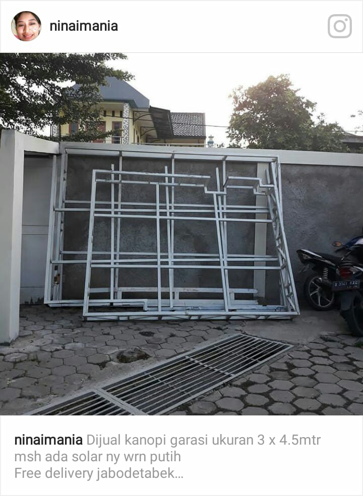  Kanopi Galvanis  canopi murah