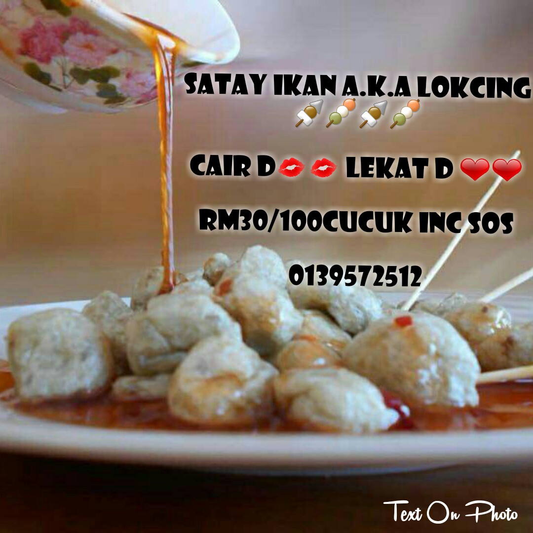 Lokcing Aka Satay Ikan