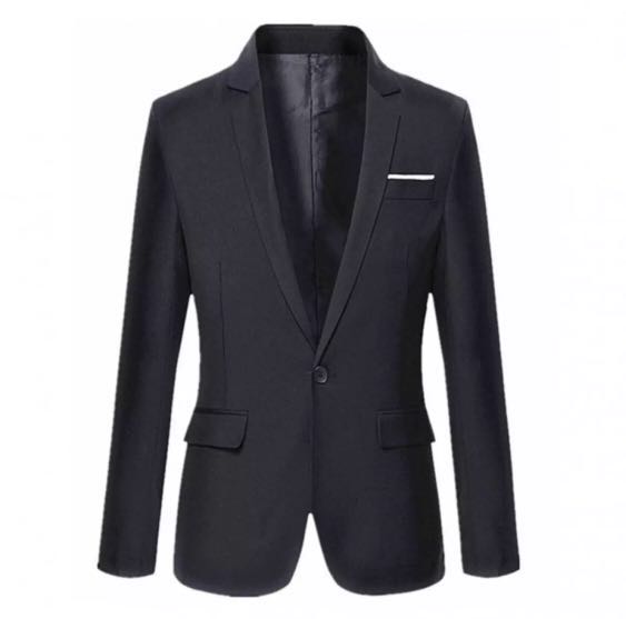Black formal coat men's Sale