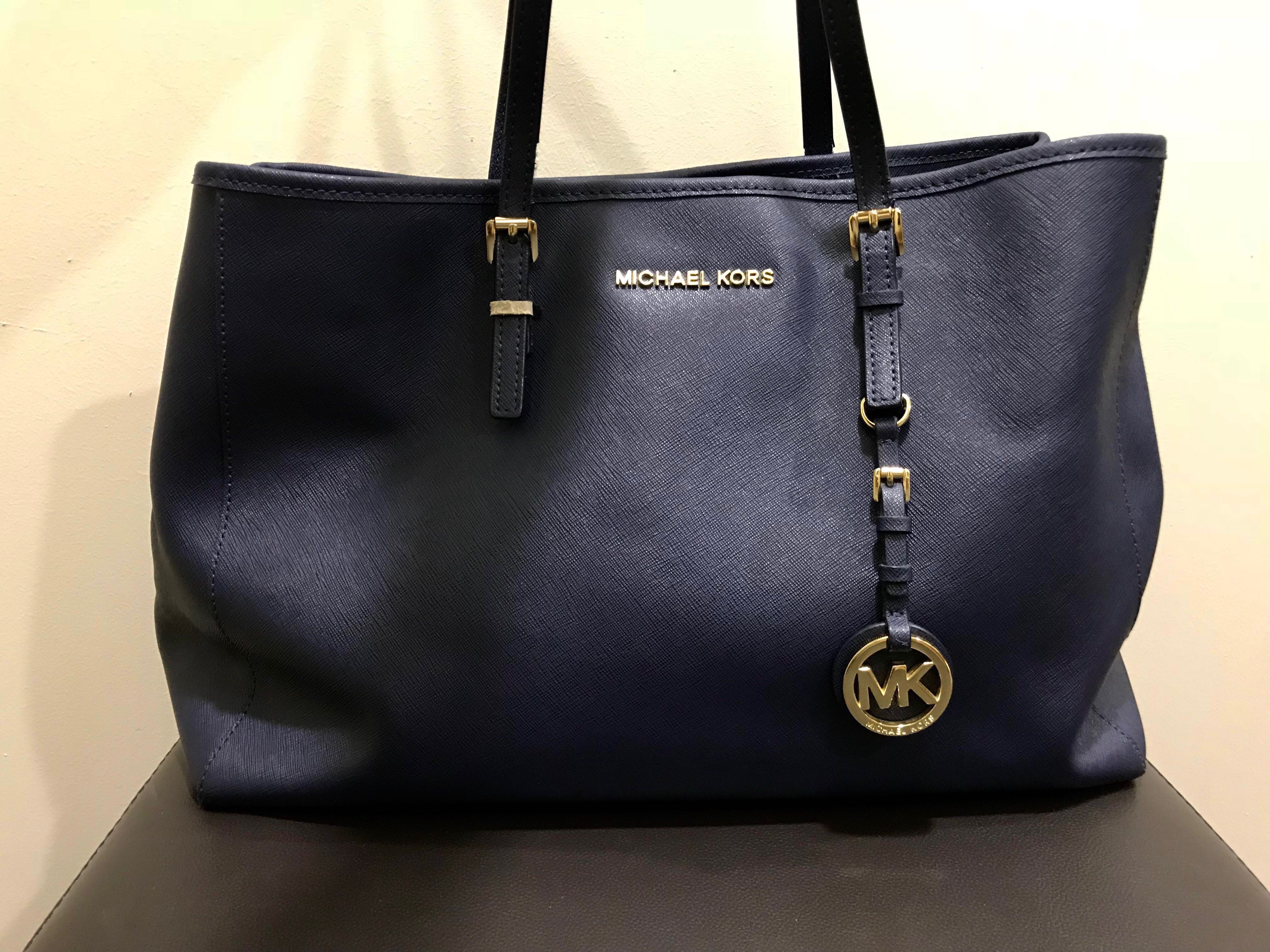 Michael kors jet set tote no zipper clearance