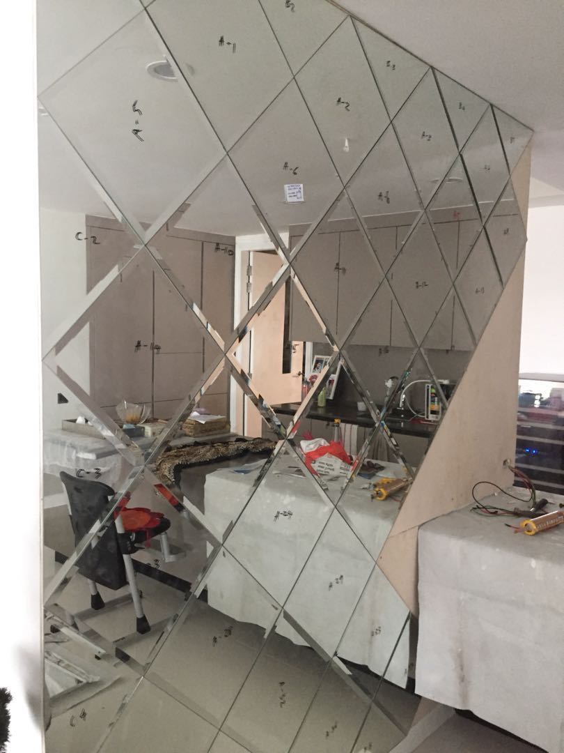 Mirror Glass Wall Art Home Furniture Others On Carou