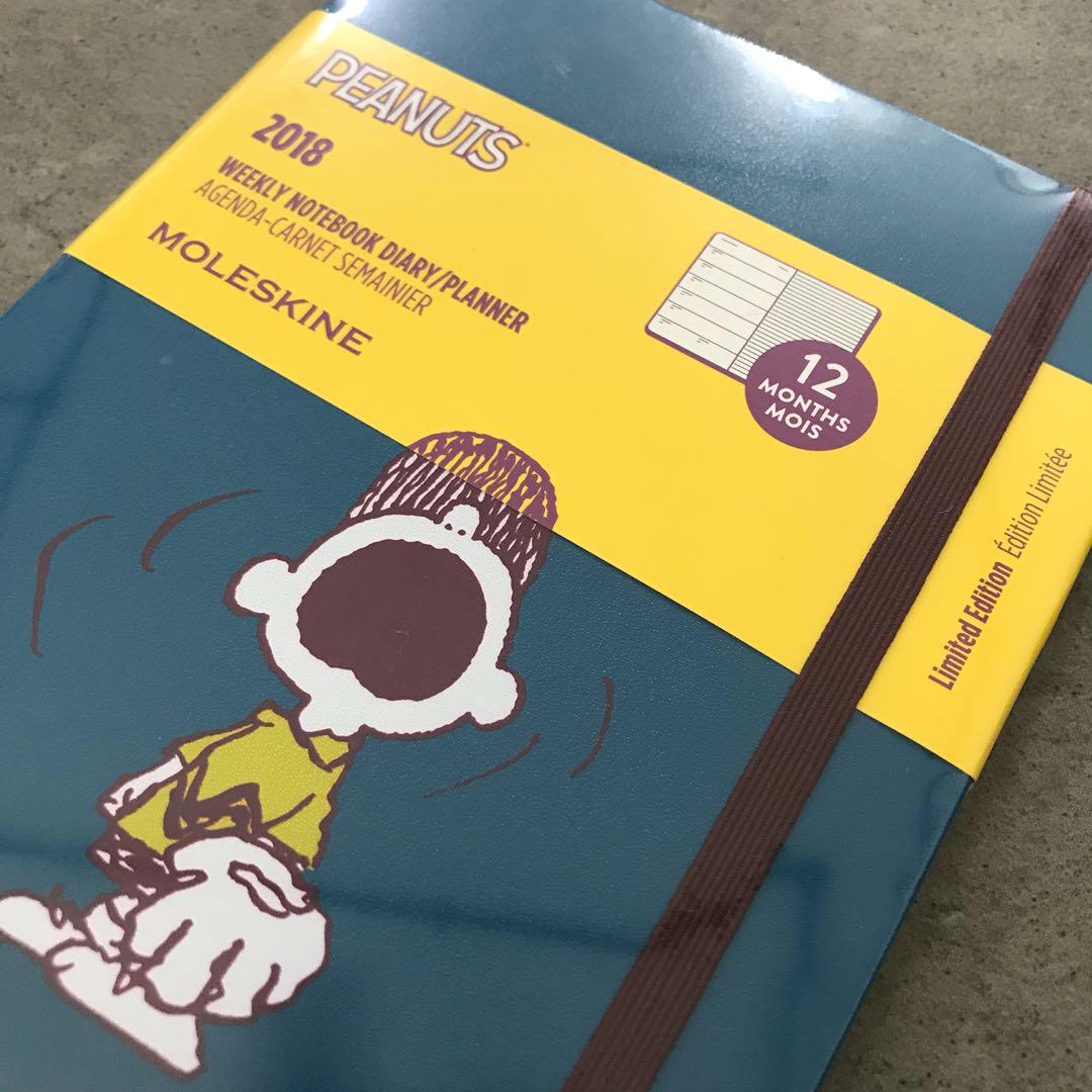 Moleskin Peanuts Notebook Diary Planner 2018 Limited Edition, Hobbies