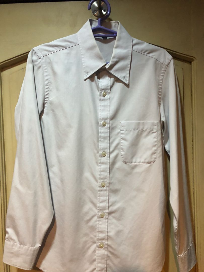 Muji White Polo Long Sleeves, Men's Fashion, Tops & Sets, Tshirts ...