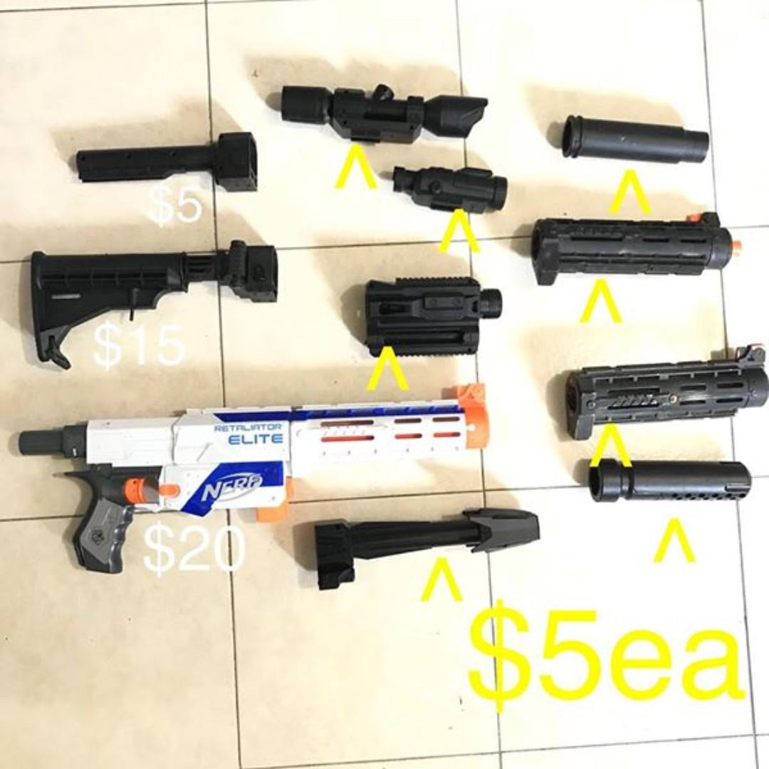 all nerf attachments