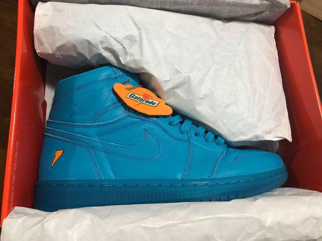blue nike gatorade