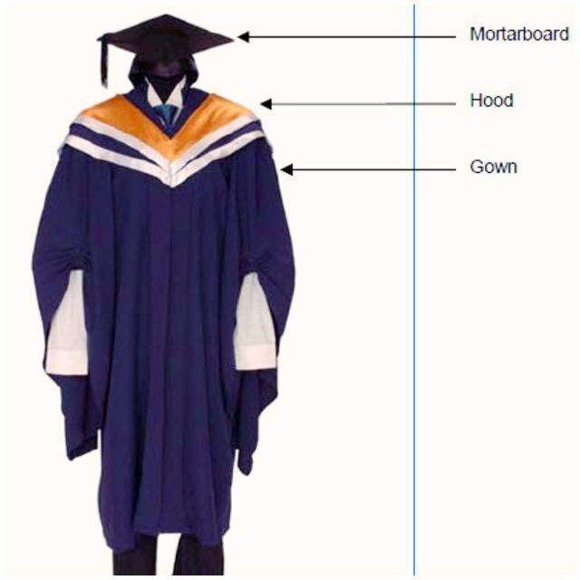 NTU Convocation Gown (without Mortarboard), Women's Fashion, Dresses ...
