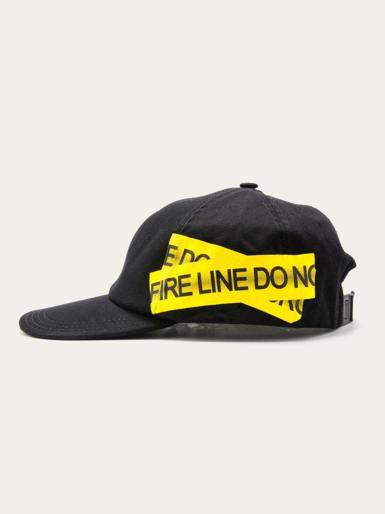 off white firetape cap