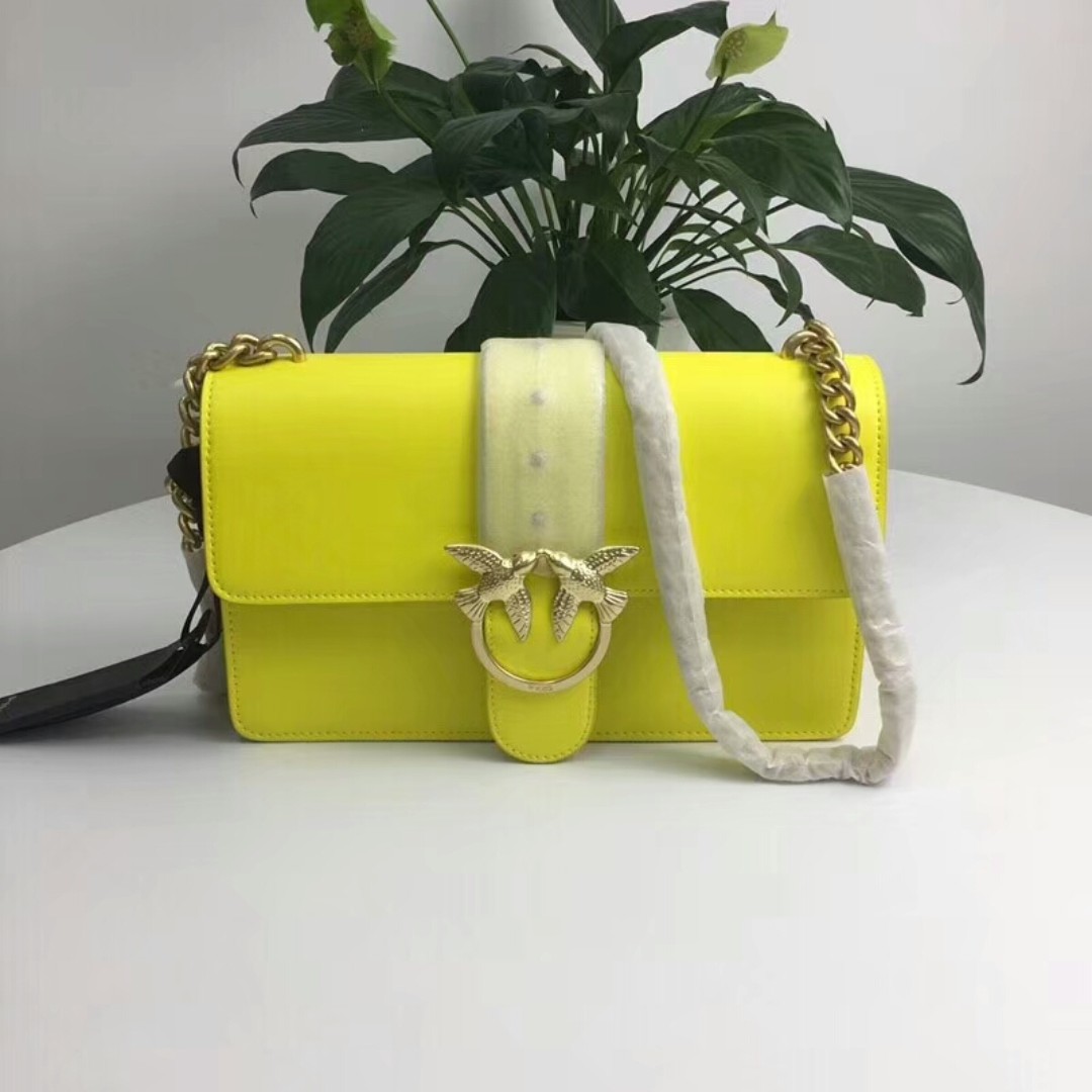 pinko bag yellow