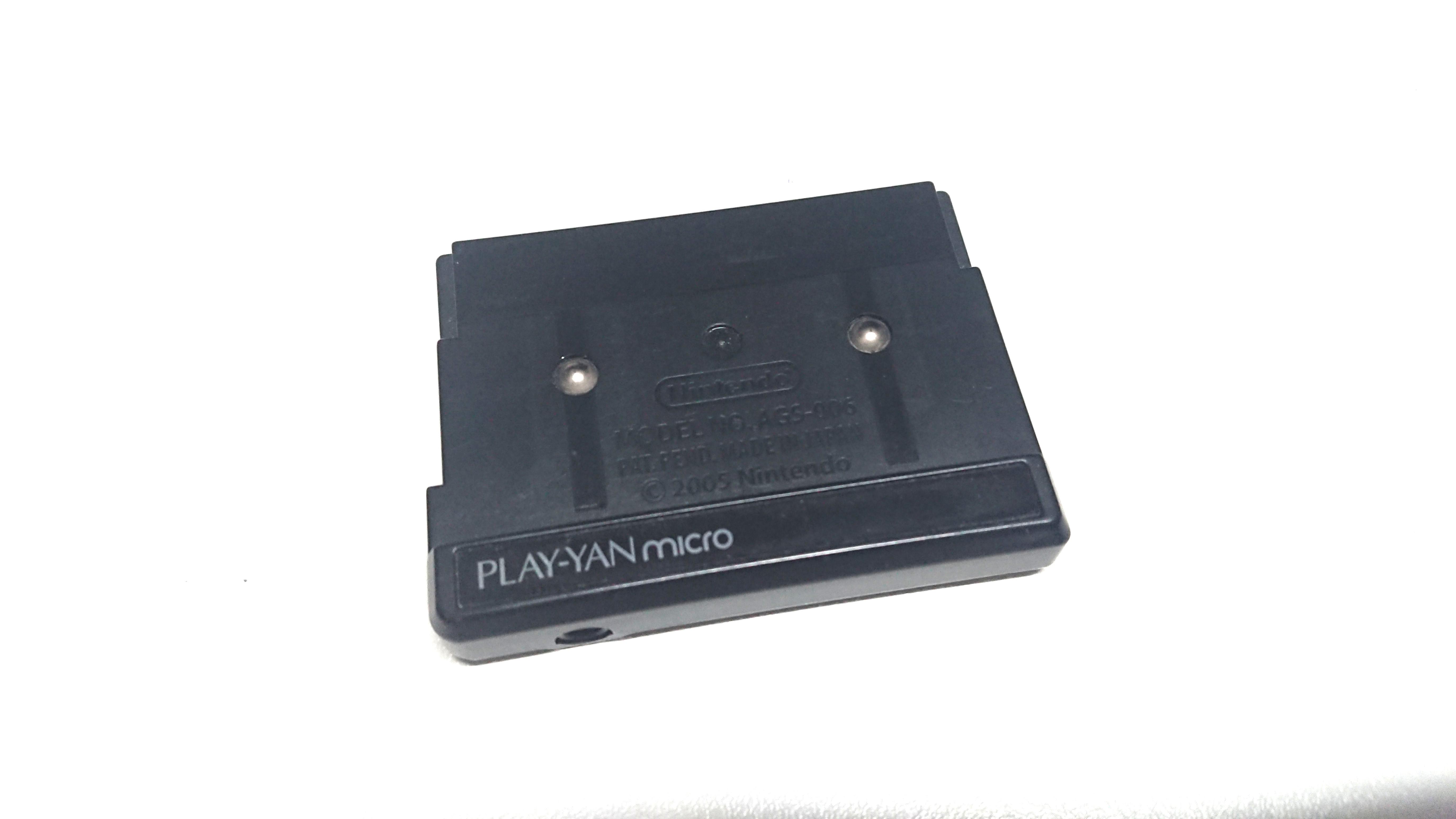 Play-yan micro （ 任天堂官方推出，令Gameboy Advance GBA 有播音樂及 