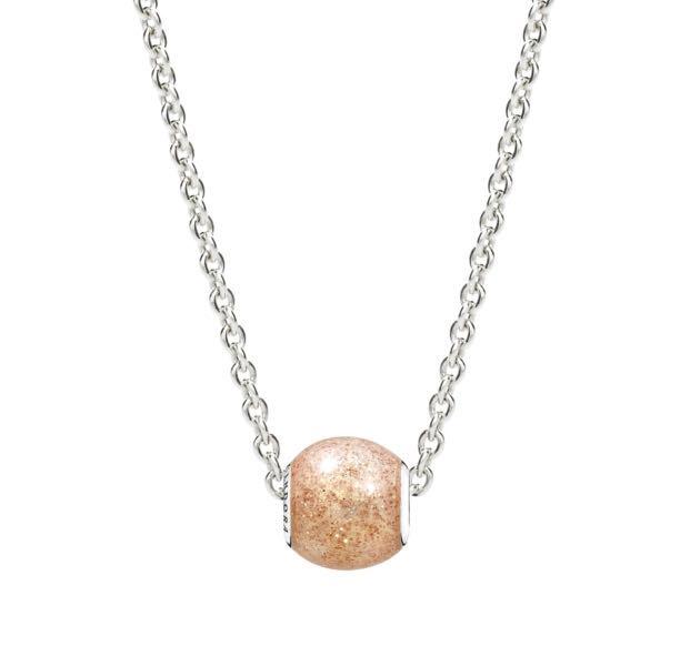 pandora golden glitter ball charm