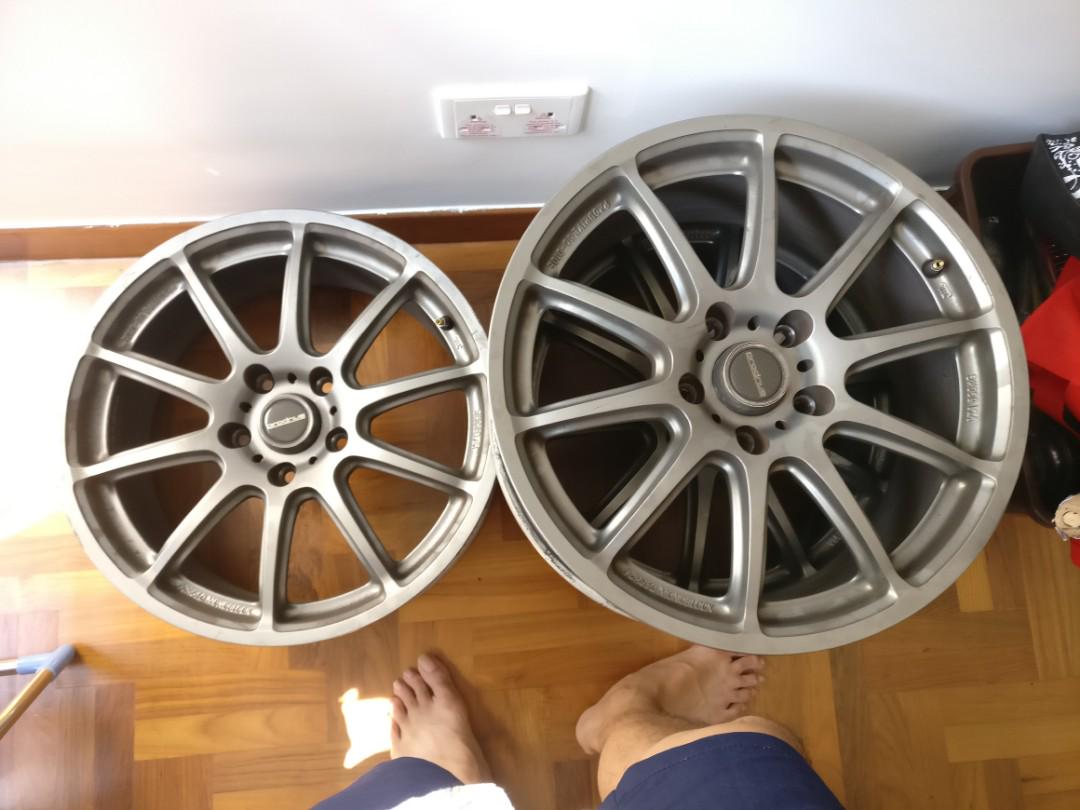 Prodrive GC010 rims 17" x 7.5 +42 weight 6.9kg per rim, Car