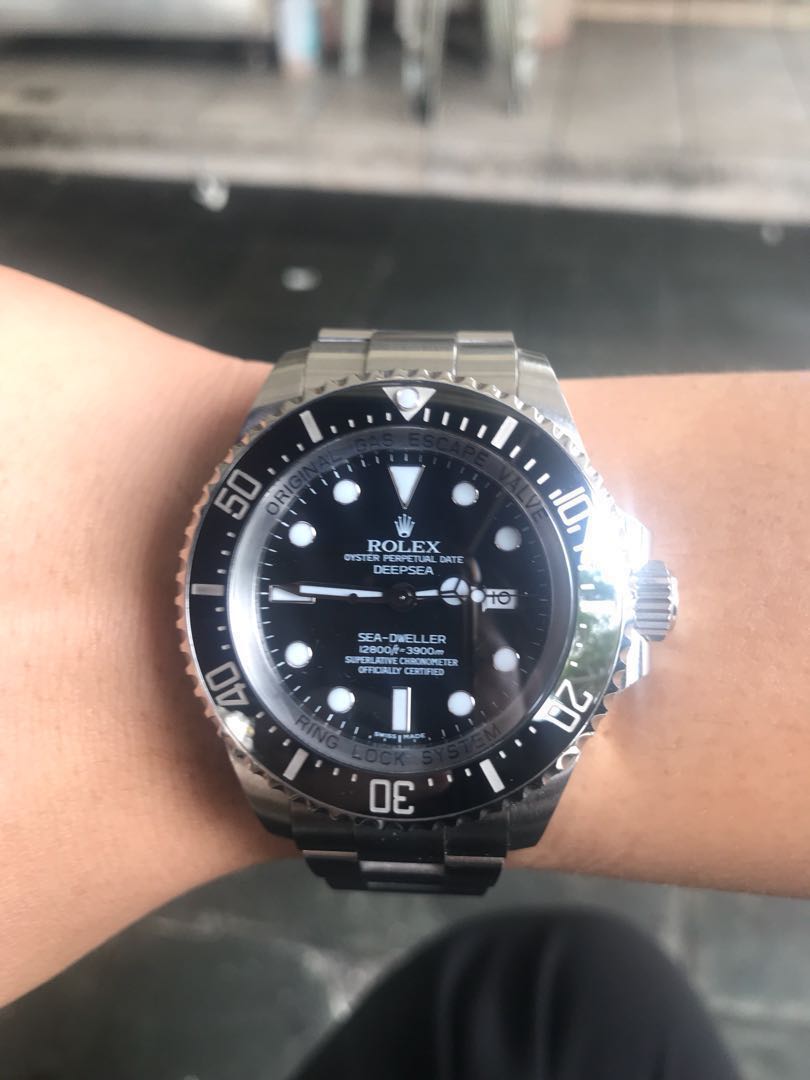 rolex deepsea full set with box and 