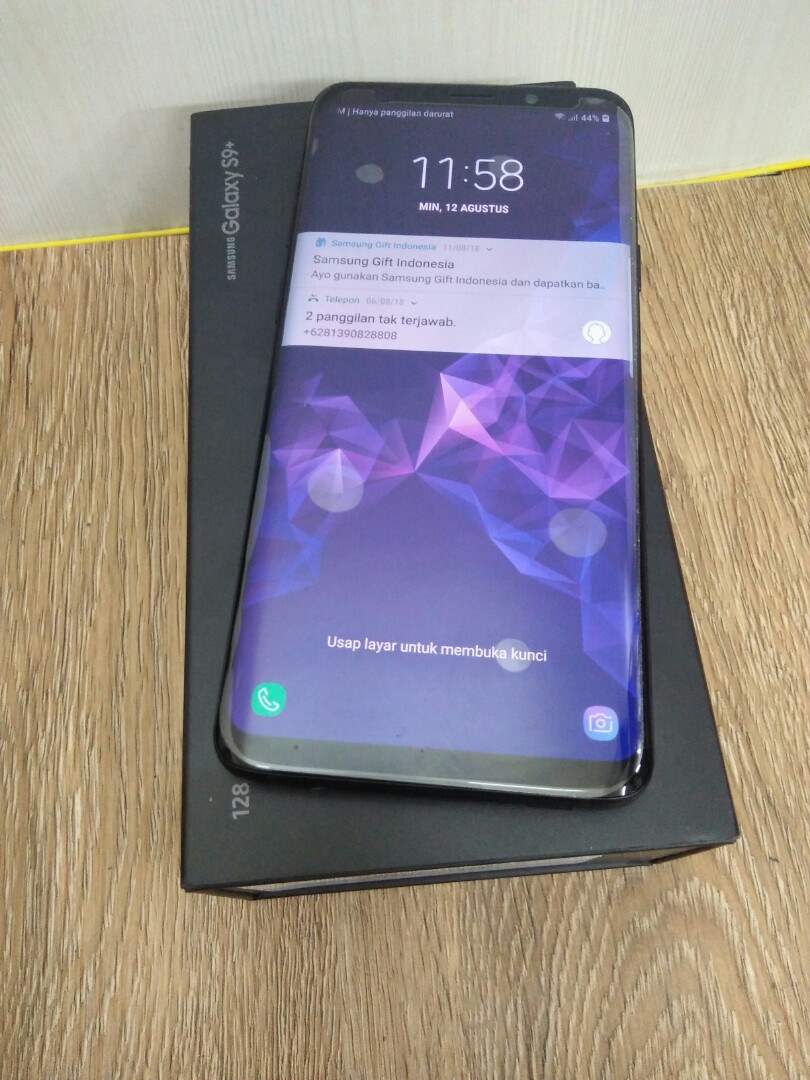 Samsung S9 Plus 128gb Black Second Telepon Seluler Tablet Di Carousell
