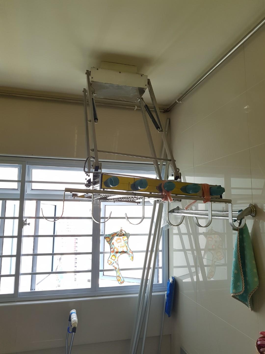 Smart lift Laundry System, Furniture & Home Living, Cleaning & Homecare Supplies, Waste Bins