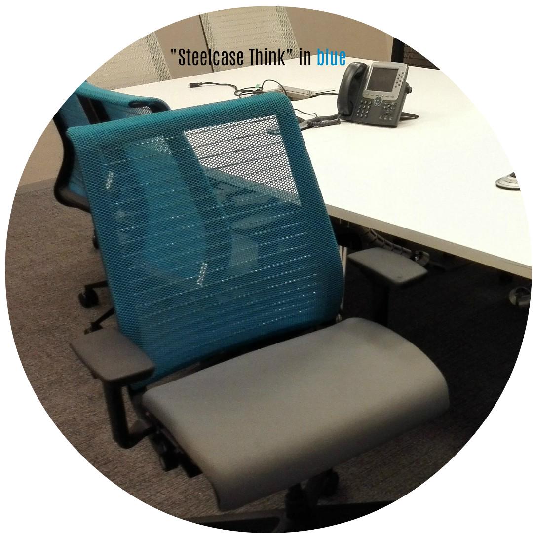Steelcase Think In Blue Furniture Tables Chairs On Carousell