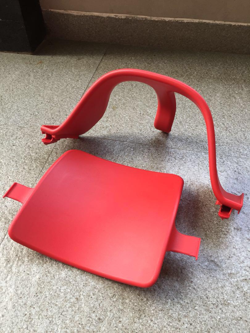 Stokke Tripp Trapp High Chair Baby Set Red Bayi Anak Lainnya Di Carousell