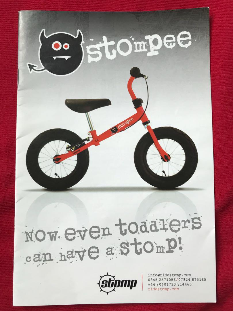 Stompee training bike Sports Equipment Bicycles Parts Bicycles on Carousell