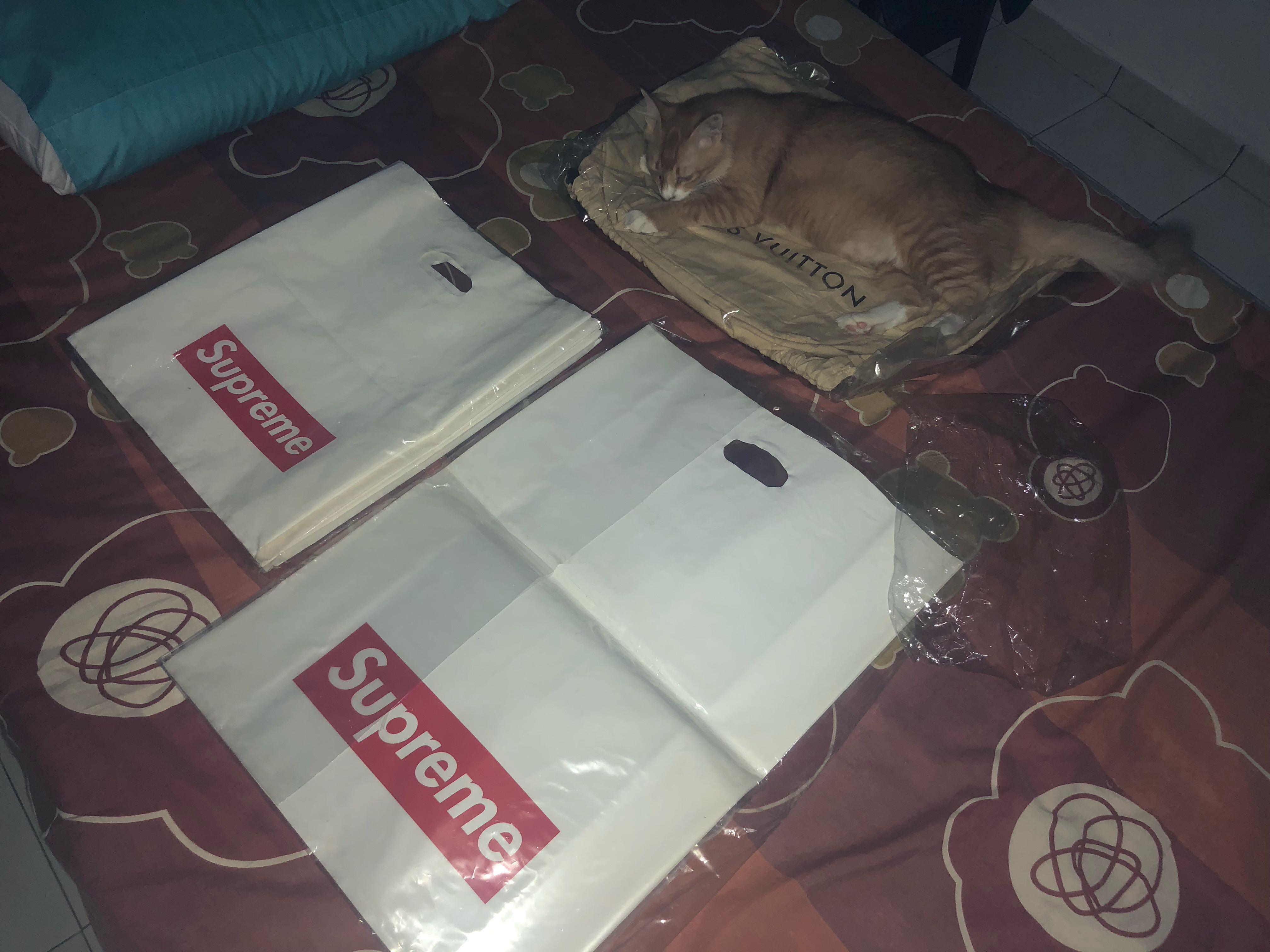 SUPREME DUST BAG Men s Fashion Tops Sets Tshirts Polo
