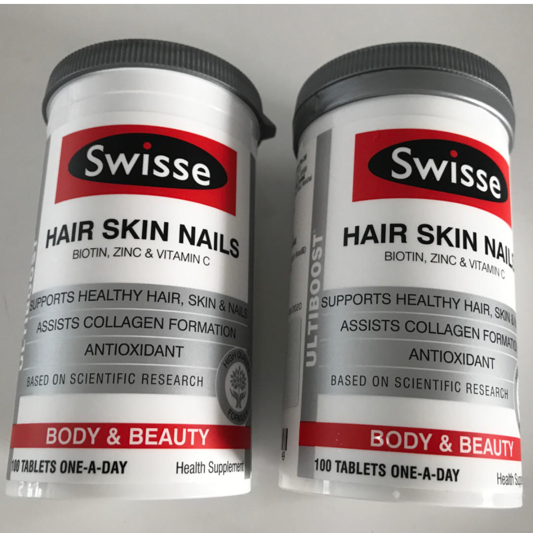 Swisse Ultiboost Hair Skin Nails 100 Tablets Brand New Health Beauty Bath Body On Carousell