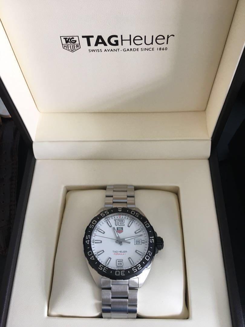 Tag Heuer Formula 1 White Dial Men S Watch Men S Fashion Watches On Carousell
