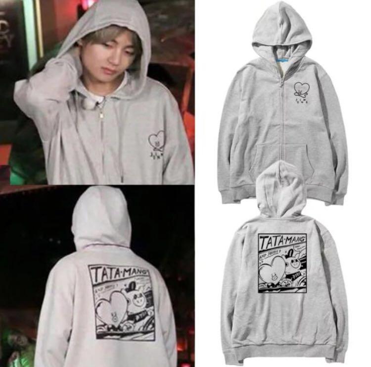 🌻TATA JACKET (Category: Other Merchandise) located in Singapore. Submitted by bunssodan. (Listing ID 184463568, Image 1). Description: ✨ TATA JACKET ✨ 1 @ $27 🌙; do note that this is a UNOFFICIAL & PREORDER listing ! 🌙 ; able to choose colour , see 2nd pic for size chart ! 🌻 INFORMATION - items takes about 1-3 weeks max to arrive . look at the second picture for size chart . confirm your order before you decide to buy ,, no backouts please !!