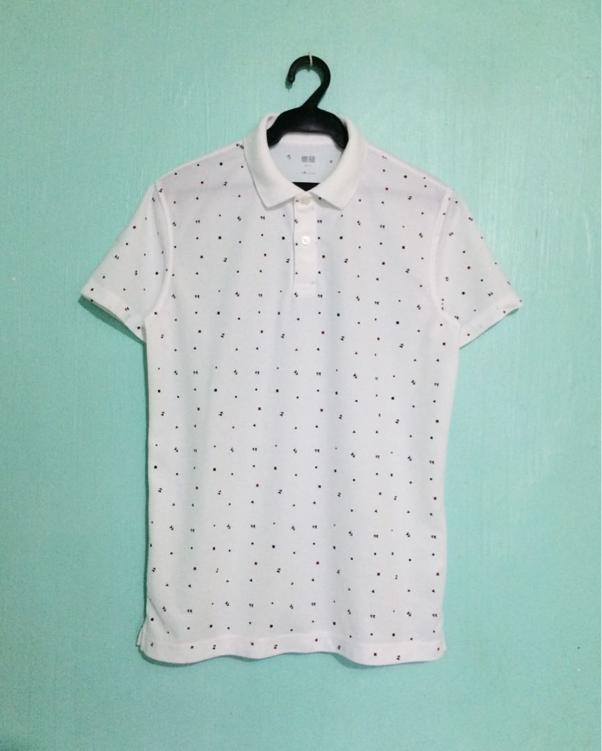 Uniqlo Men's Pique Polo Shirt (White 
