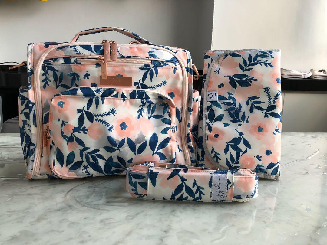 Used Jujube Rose Gold B.F.F. Whimsical Watercolor Babies Kids Going Out Diaper Bags Wetbags on Carousell