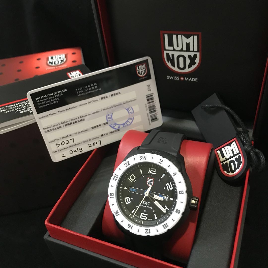 Used Luminox SXC PC Carbon GMT Luxury Watches on Carousell