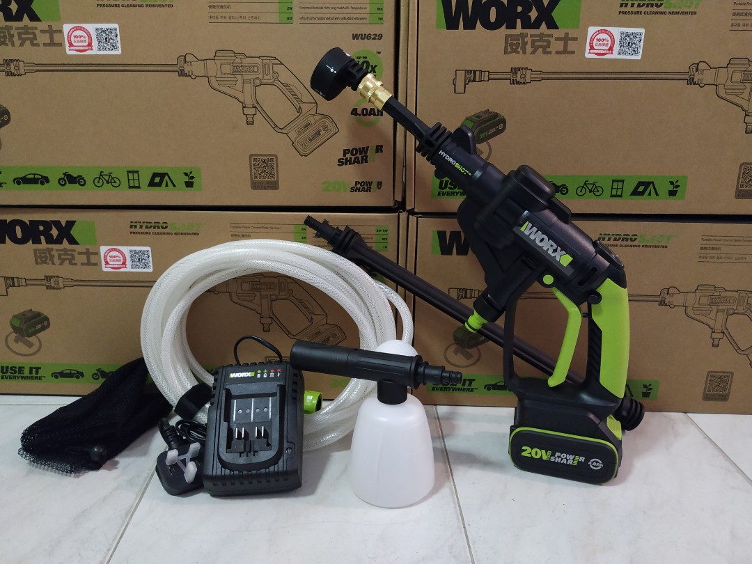 Worx wu629威克士行貨洗車洗冷氣, 汽車配 