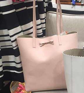 Kate Spade ♠️ Soft Light Pink Leather Totes Bag