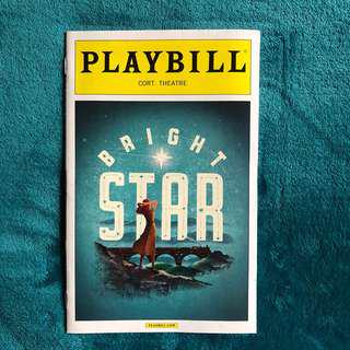 BRAND NEW Bright Star Playbill
