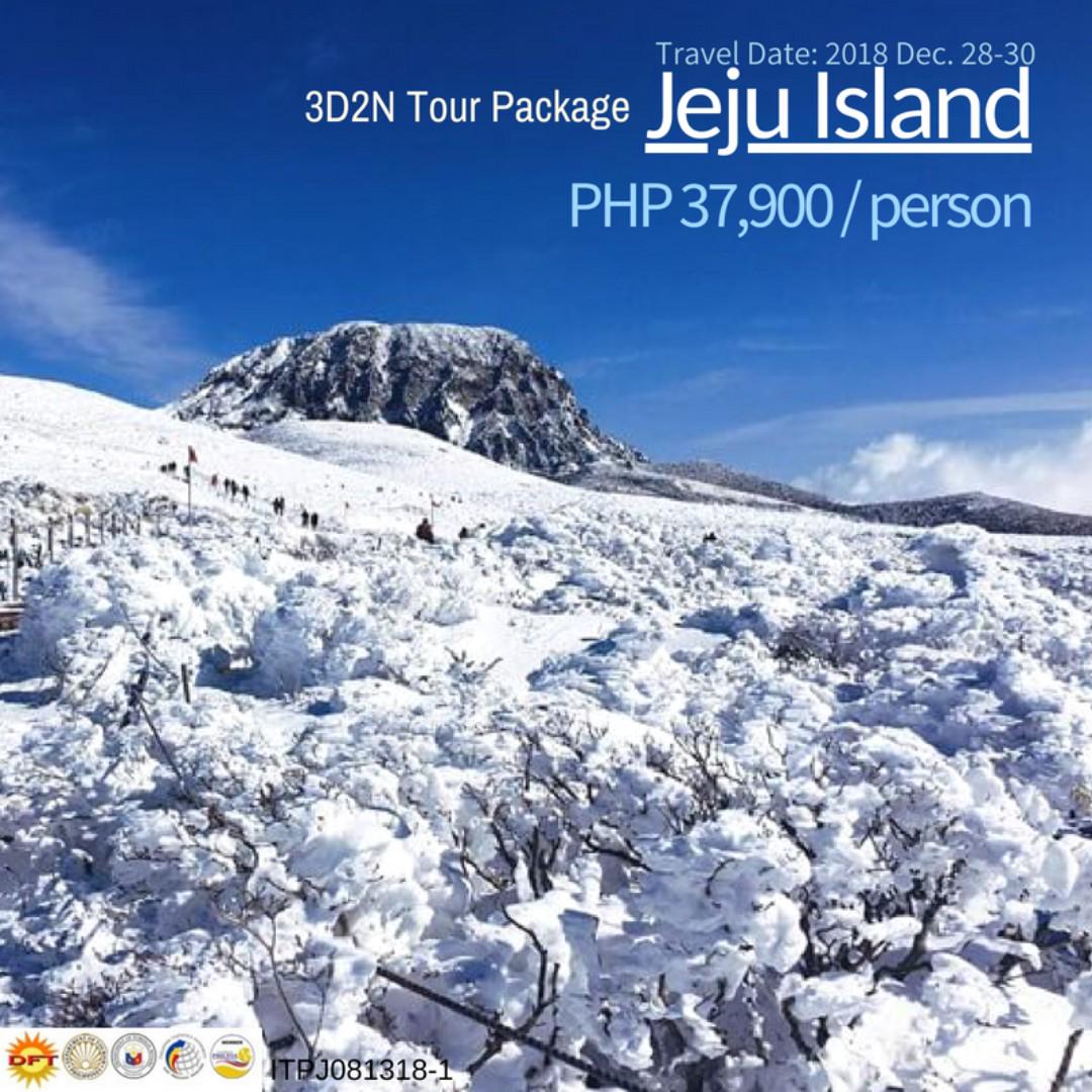 3d2n Winter Jeju Island Tour Package Tickets Vouchers