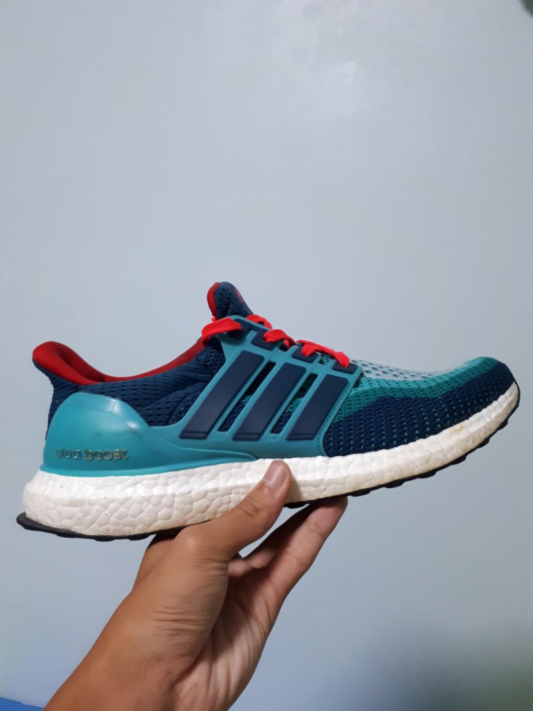 Adidas Ultra Boost 2.0 Mineral Green Men s Fashion Footwear Sneakers on Carousell