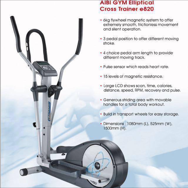 Aibi elliptical clearance