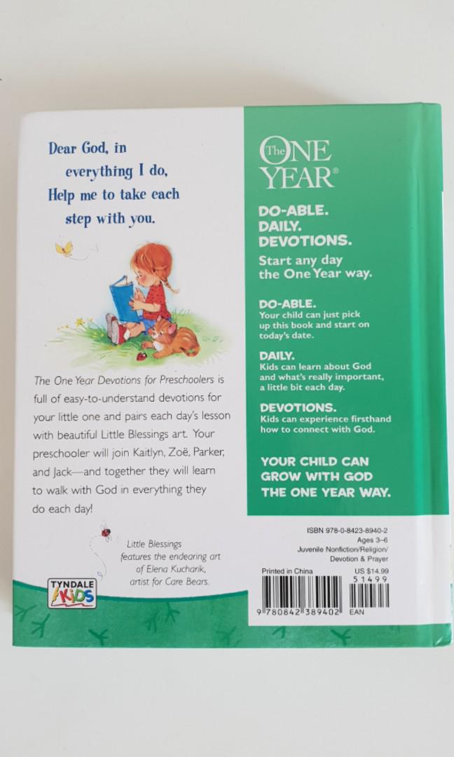 Almost Brand New One Year Devotion For Preschoolers Hardcover