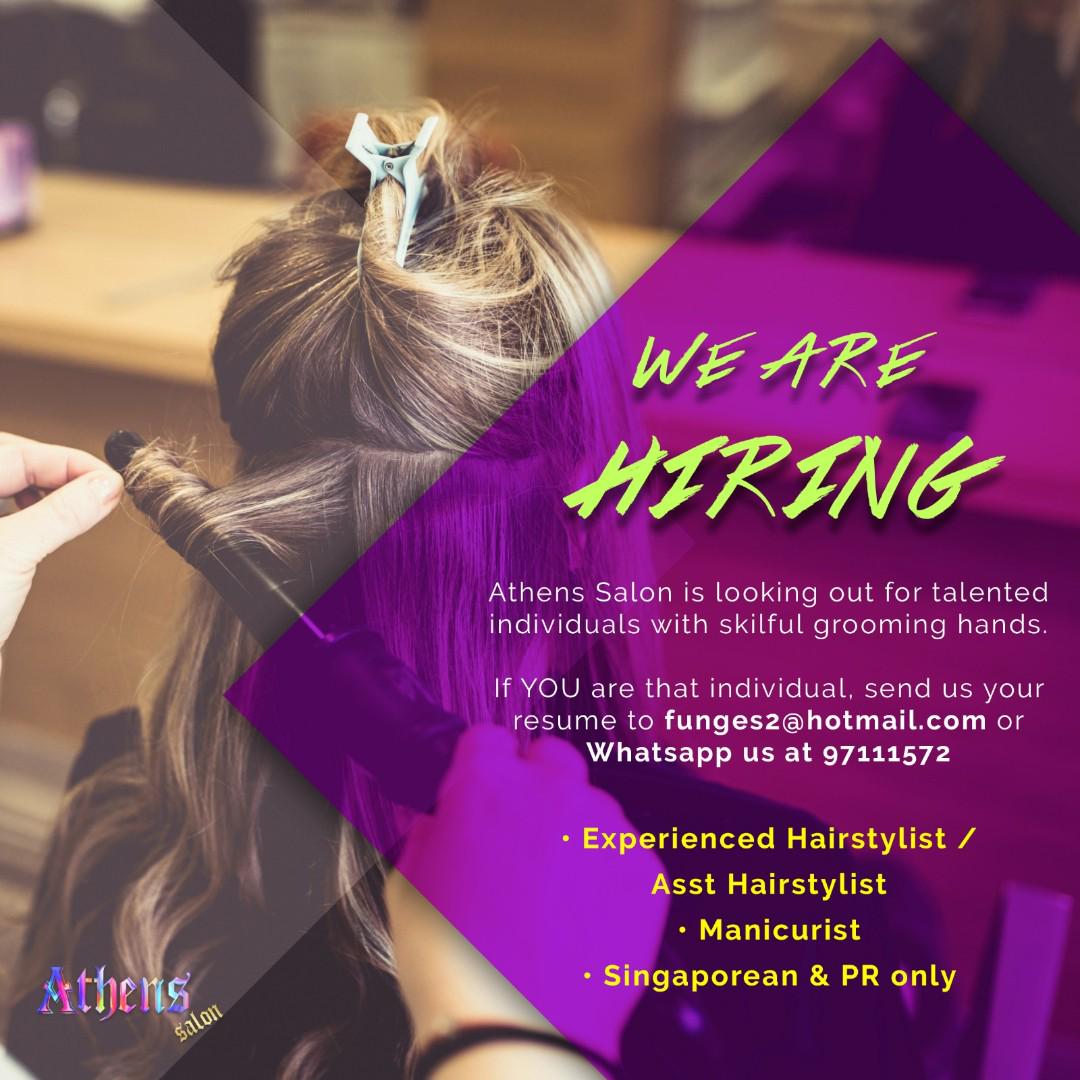 Assistant Hairstylist Jobs Customer Service On Carousell