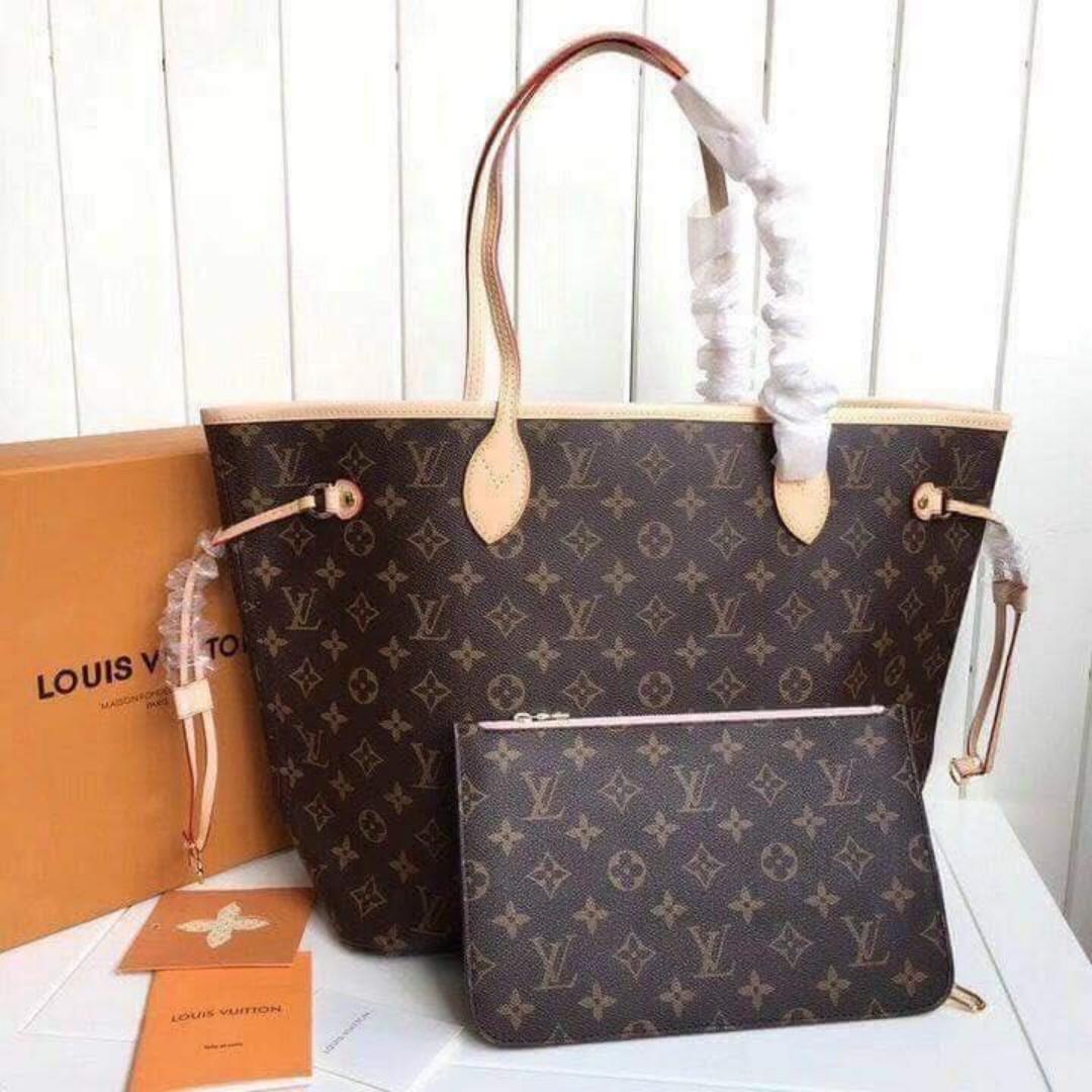 lv tote with zipper