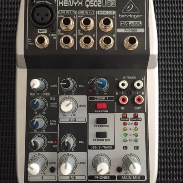 Behringer Xenyx Q502 MIXER, Hobbies & Toys, Music & Media, CDs & DVDs