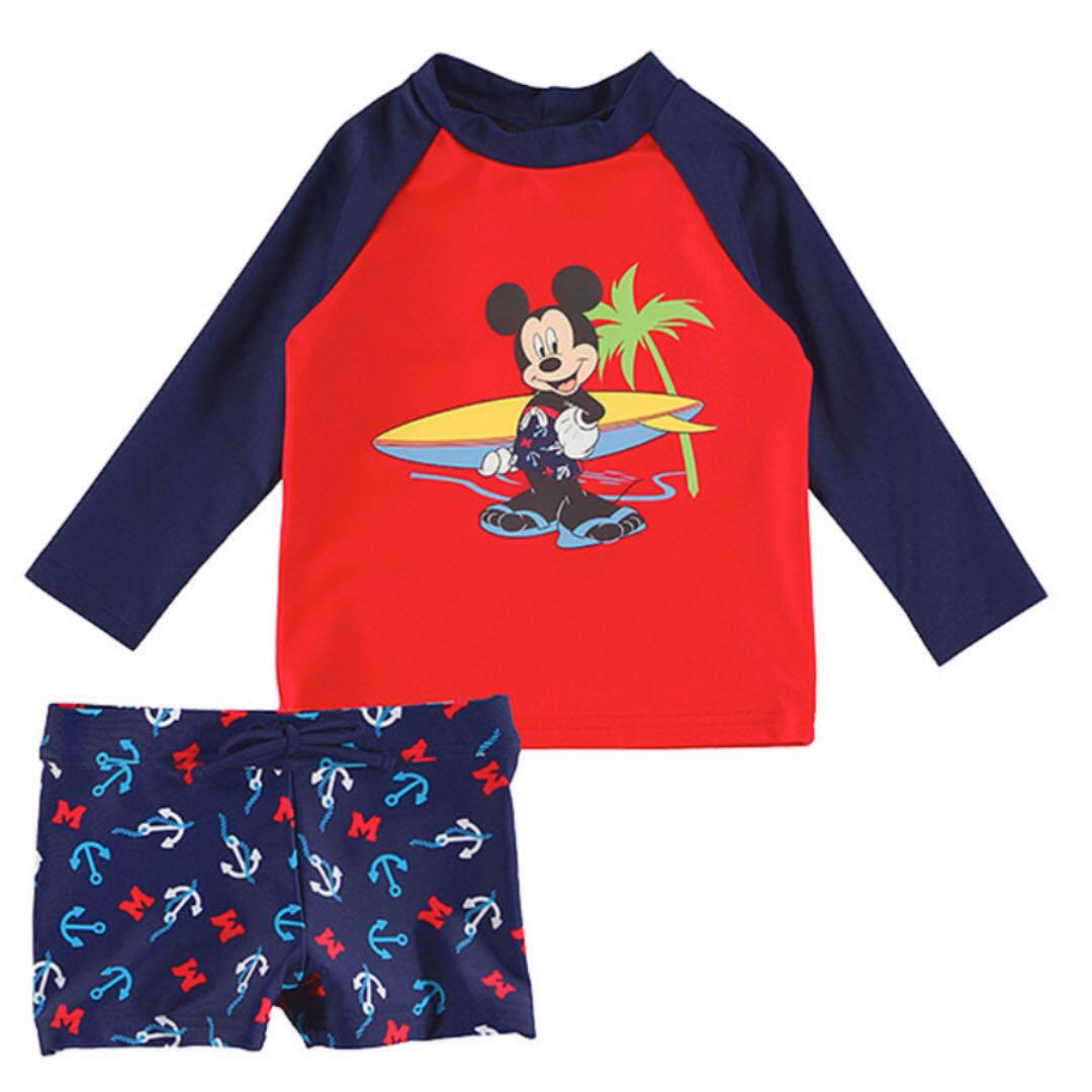 BNWT Rash vest swimwear UPF 50+ Mickey Mouse, Babies & Kids, Babies
