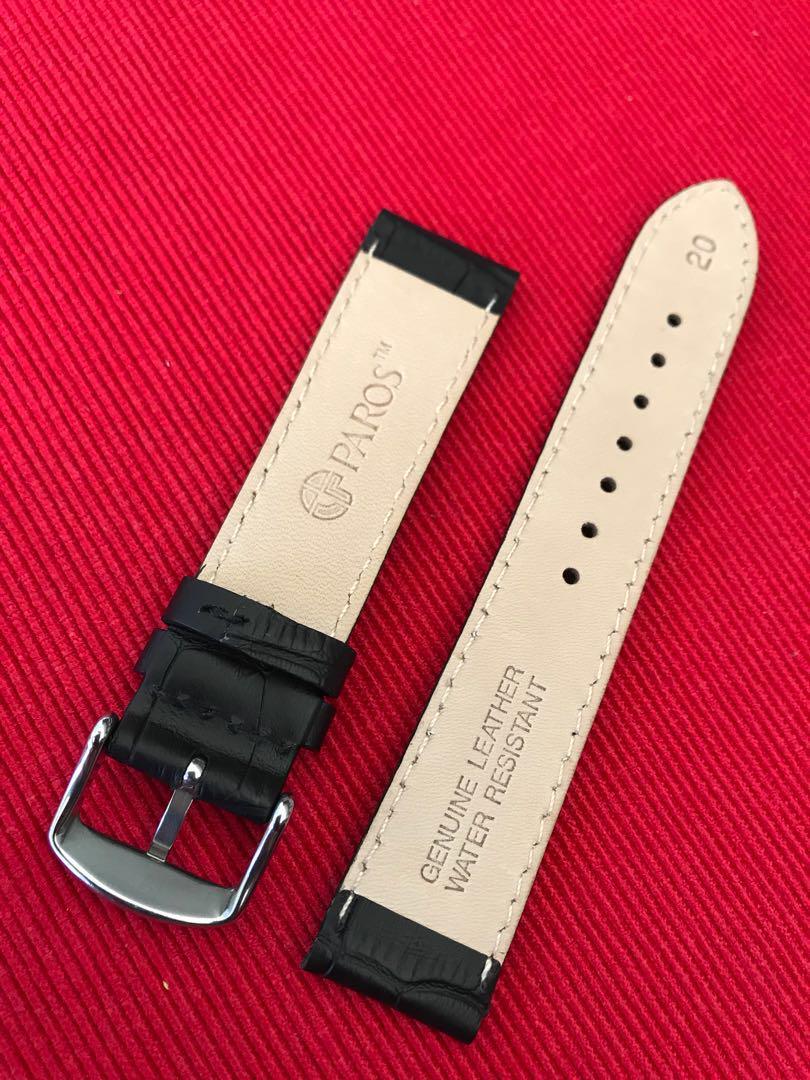 Brand new fine leather Paros watch strap 20mm Luxury Watches on