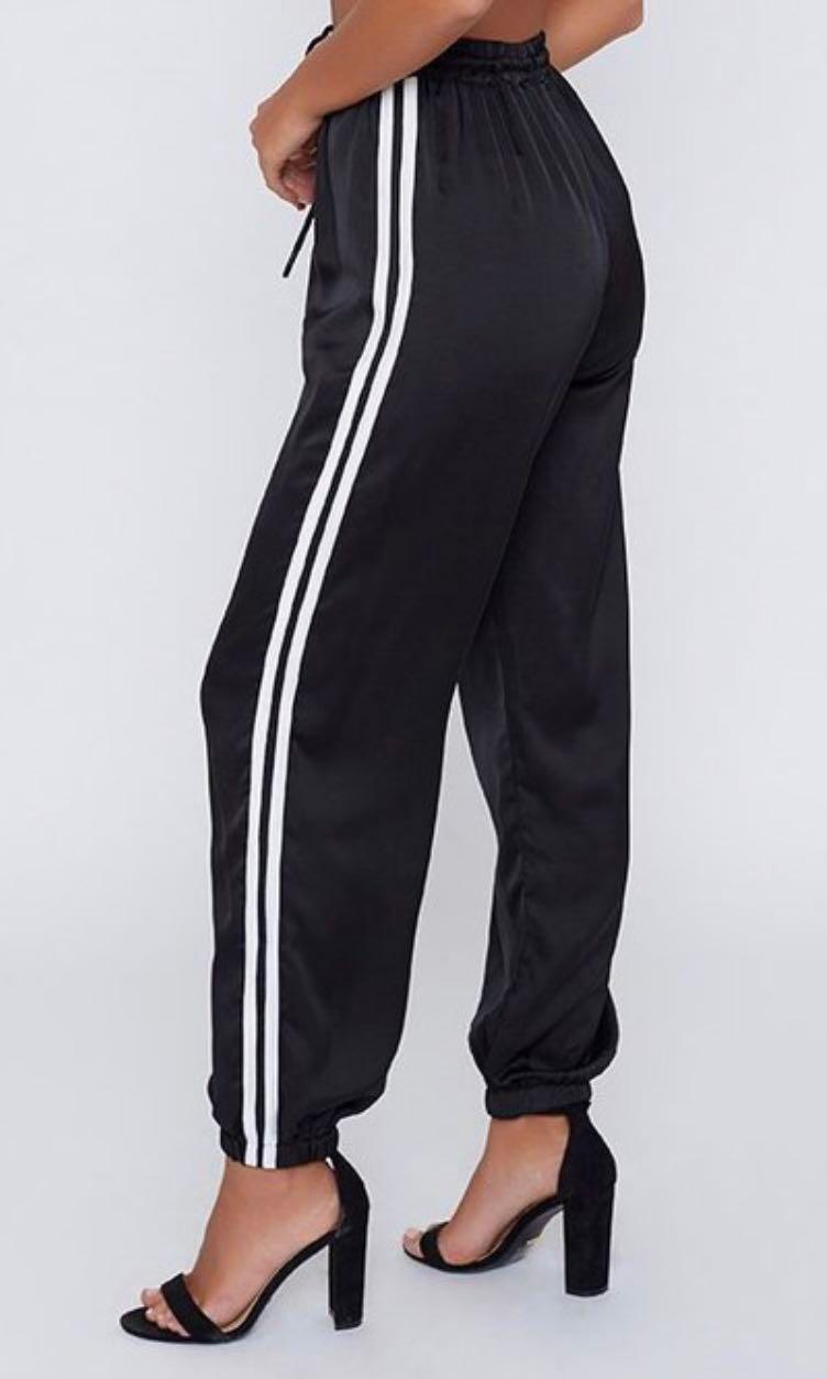 silky track pants