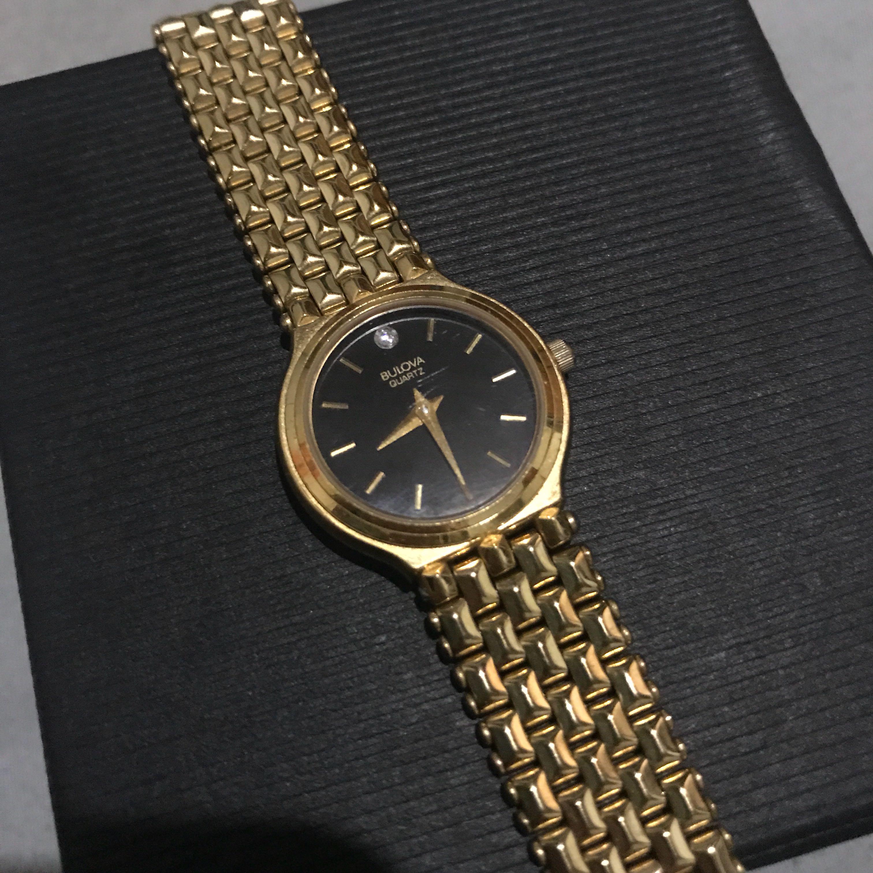 Quartz bulova watch store