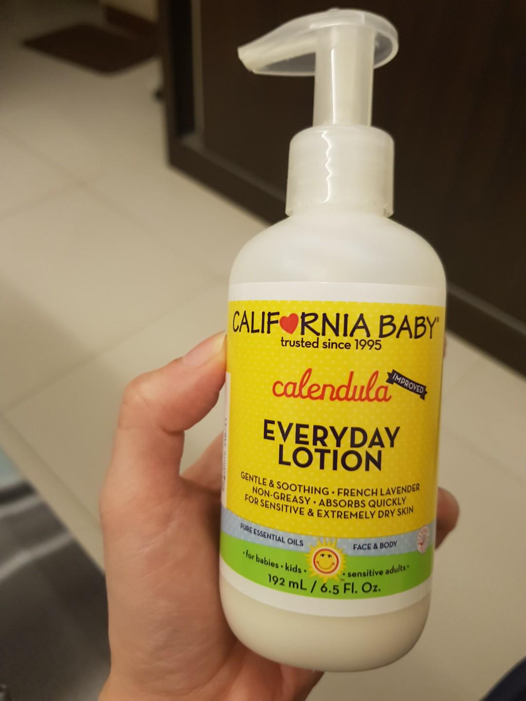 california baby calendula lotion